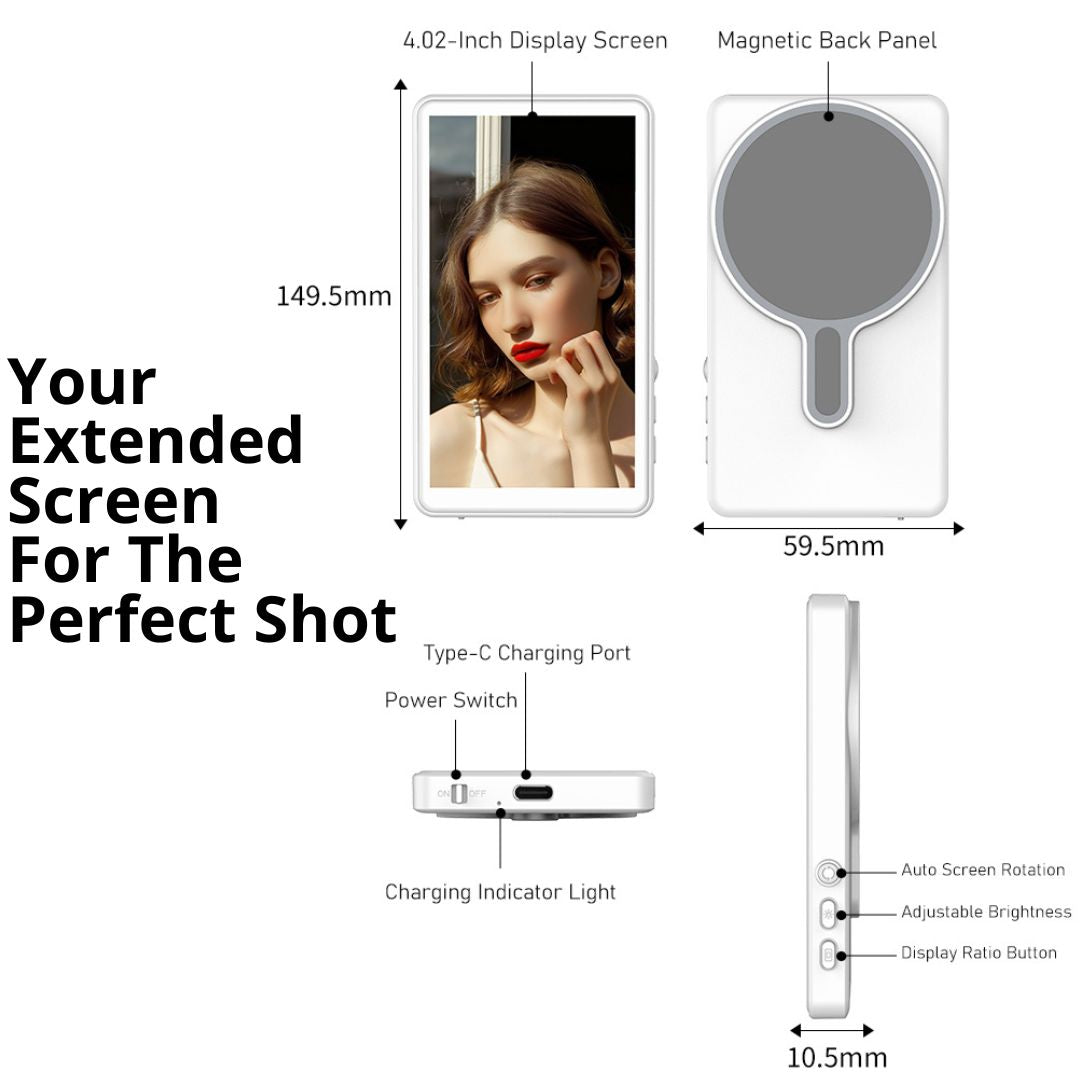 SnapCast - Magnetic Selfie Monitor