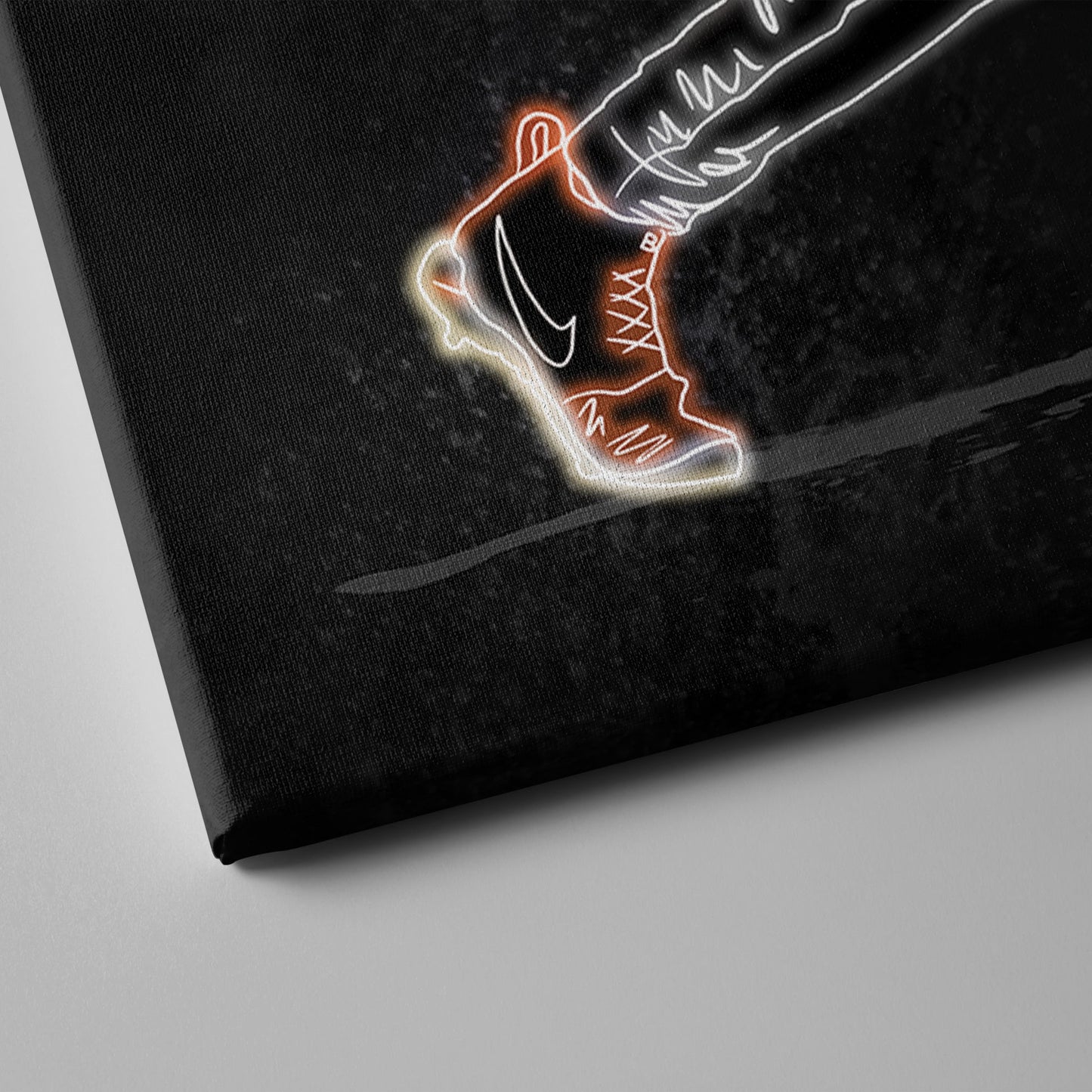 Barry Bonds Neon Canvas Art | Giants Wall Decor
