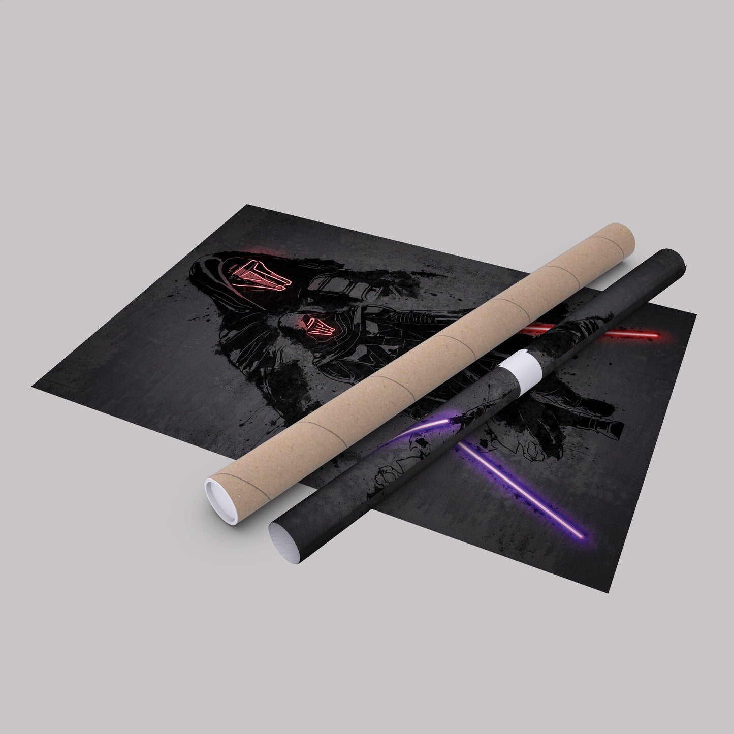 Darth Revan Canvas | Star Wars Neon Wall Art