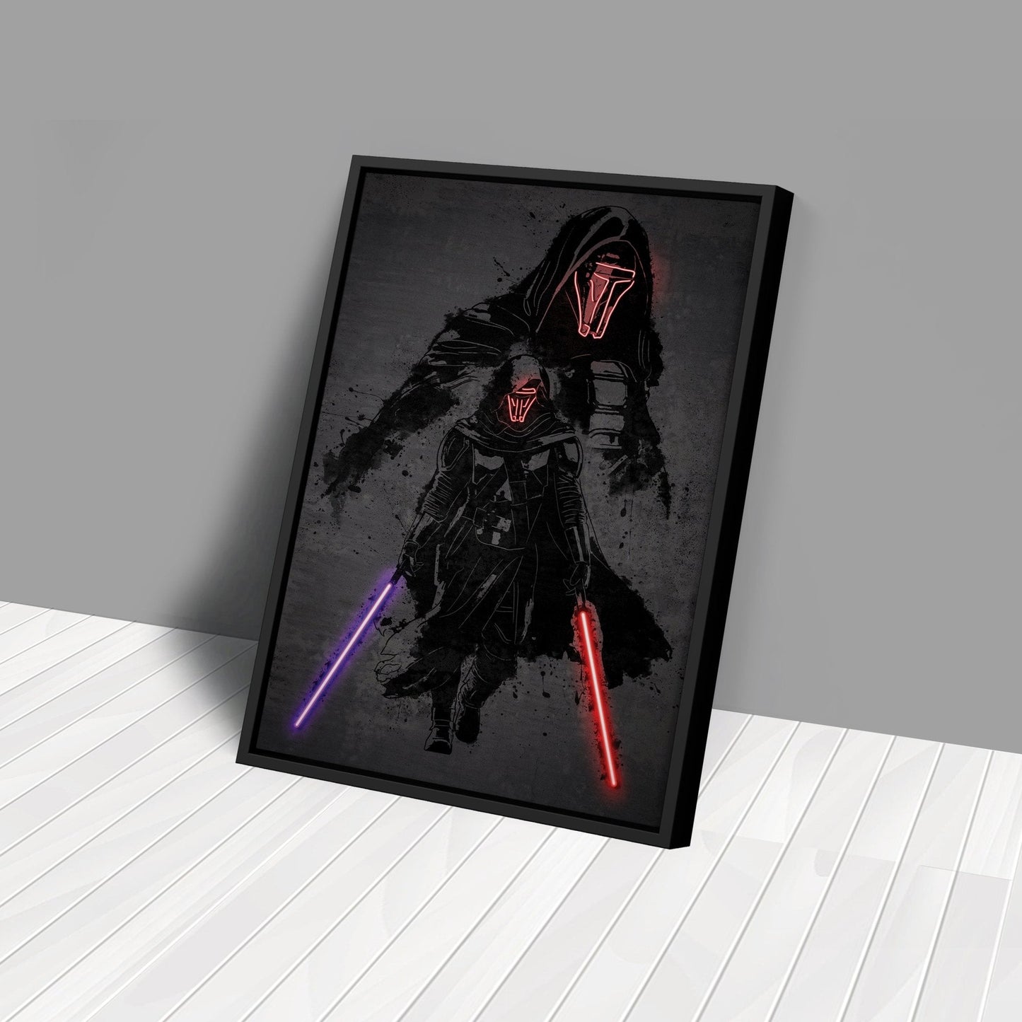 Darth Revan Canvas | Star Wars Neon Wall Art
