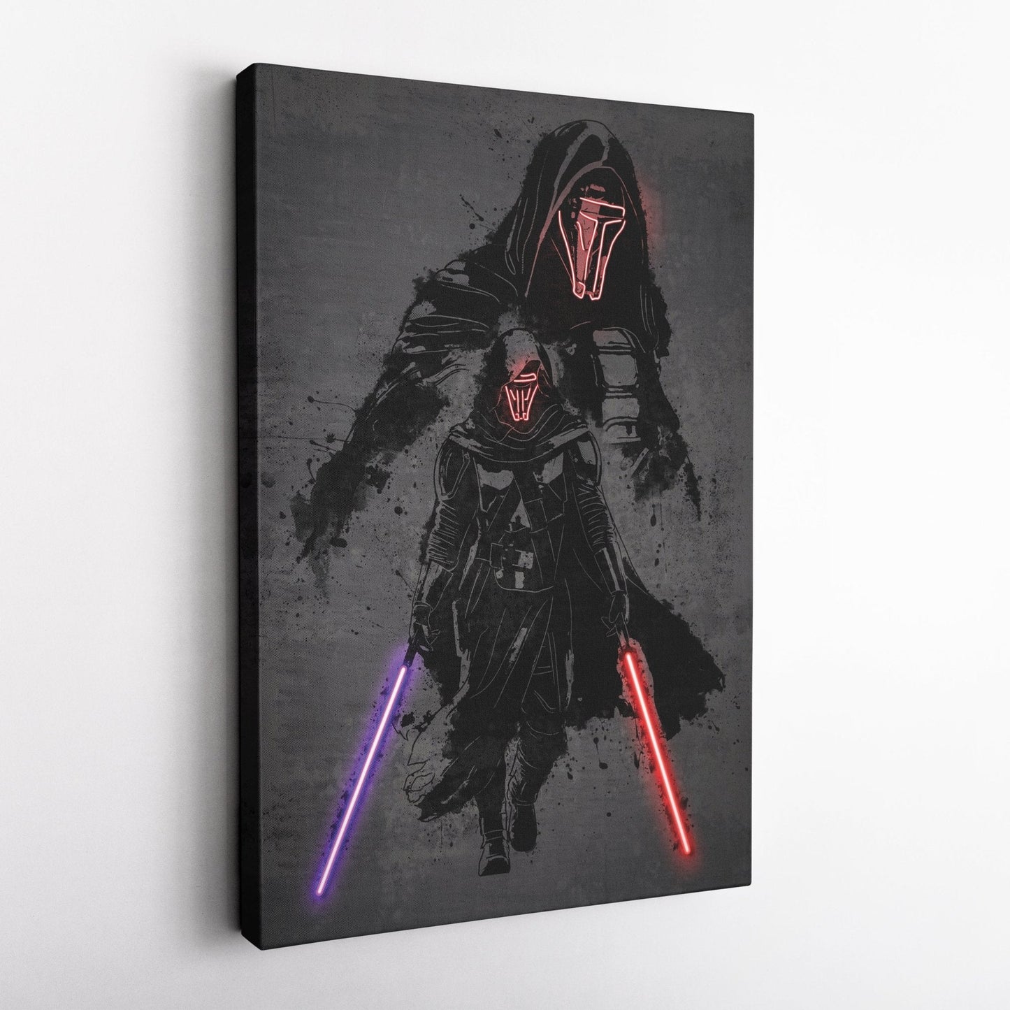 Darth Revan Canvas | Star Wars Neon Wall Art