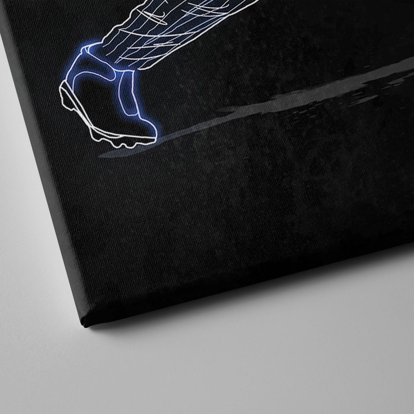 Derek Jeter Neon Canvas Art | Yankees Wall Decor