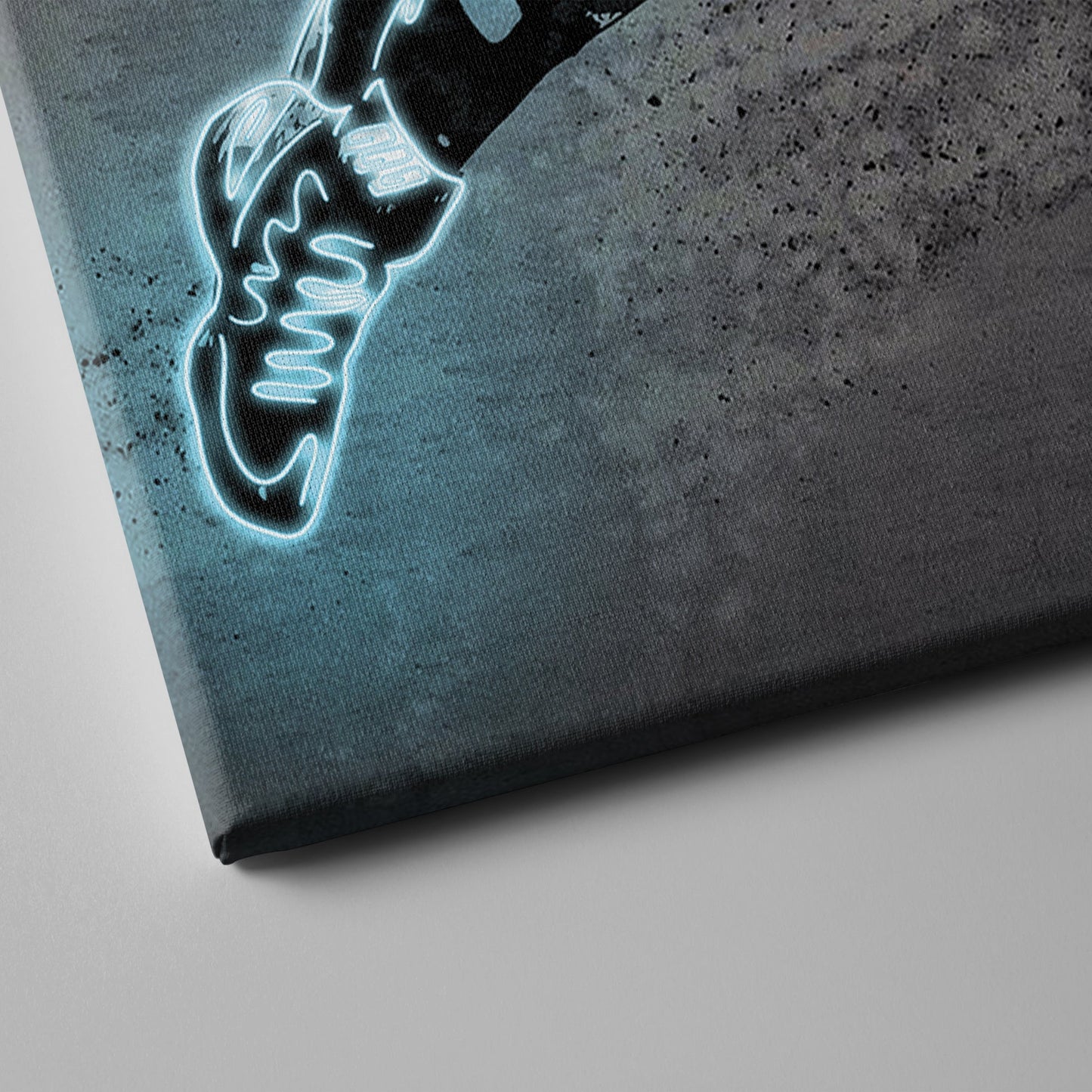 Derrick Rose Neon Canvas Art | Modern Wall Decor for Bulls Fans