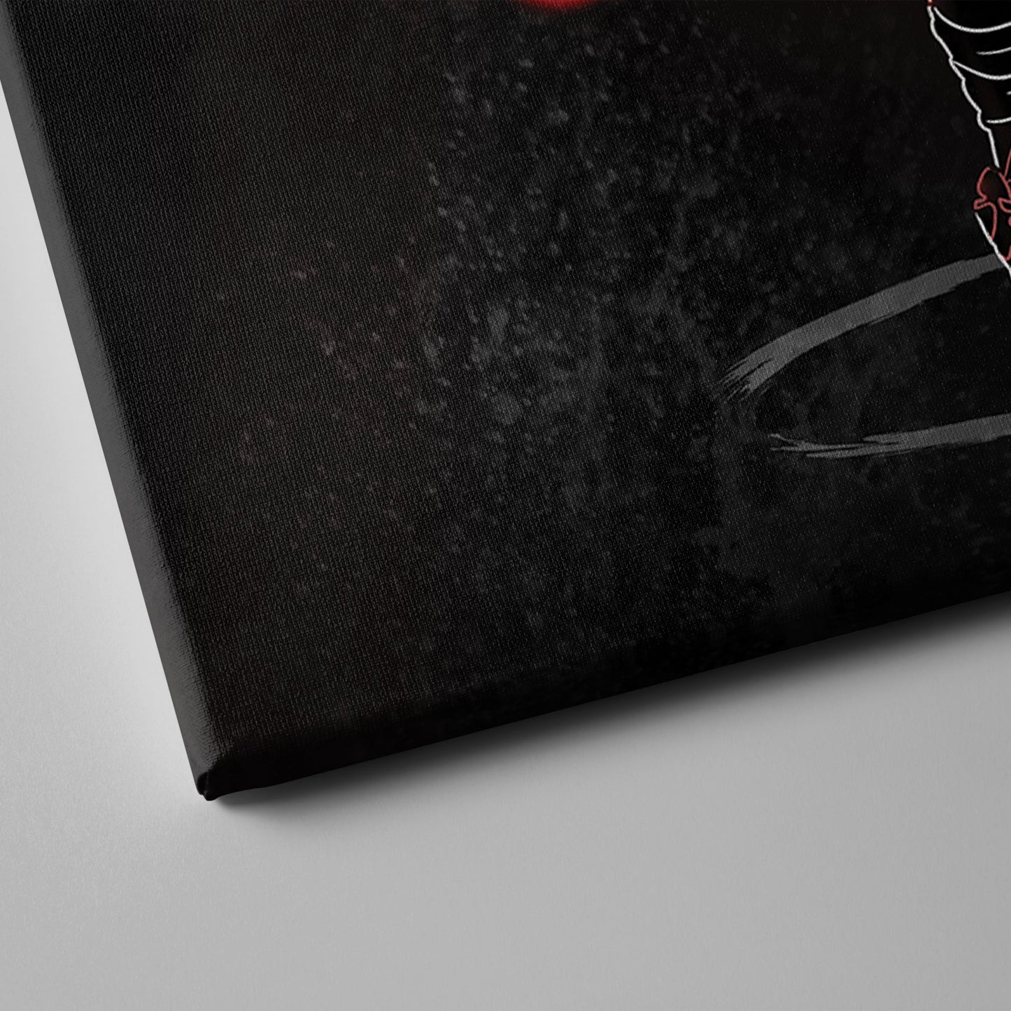 Hakeem Olajuwon Neon Canvas Art | Rockets Wall Decor