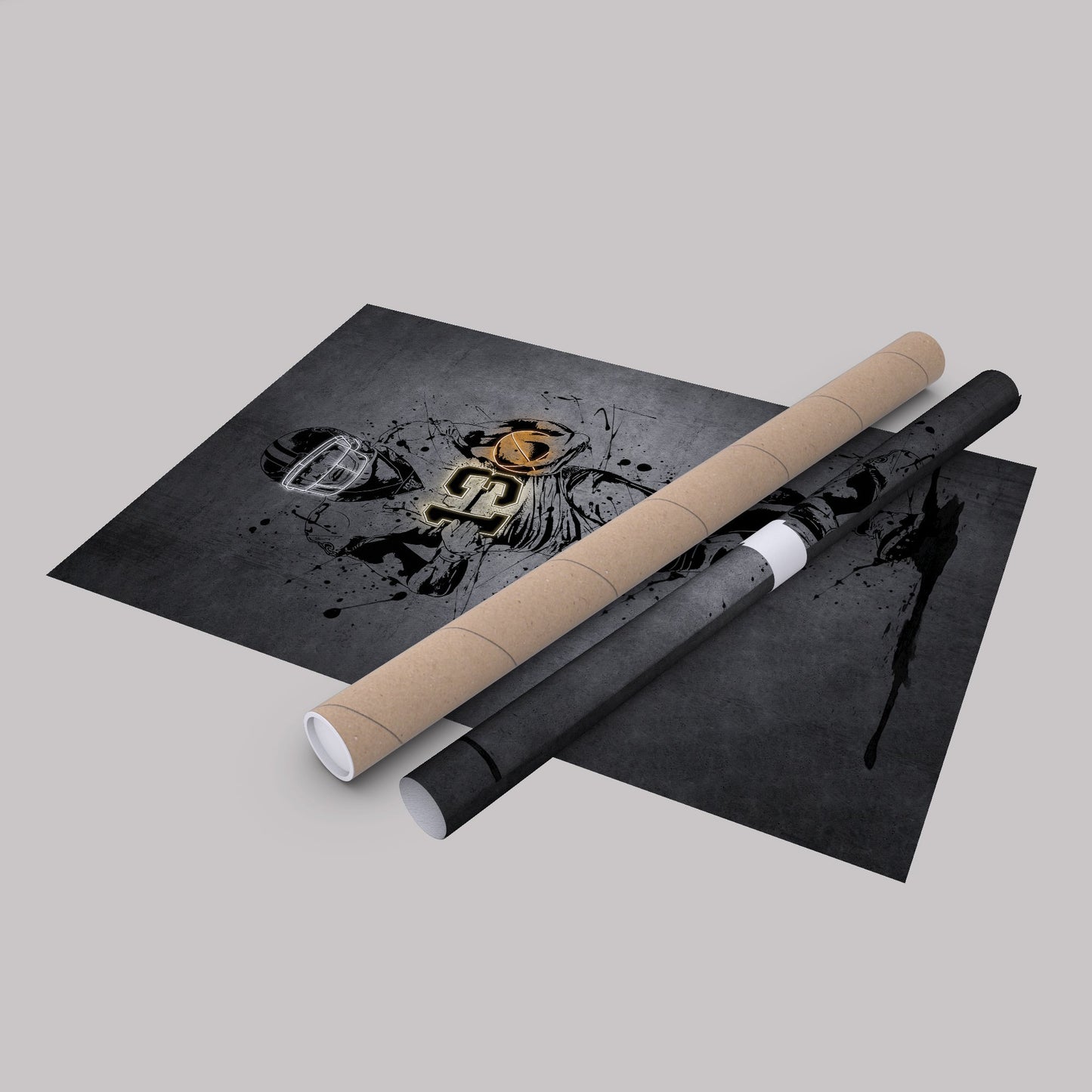 Michael Thomas Neon Canvas Art | Modern Wall Decor for Saints Fans