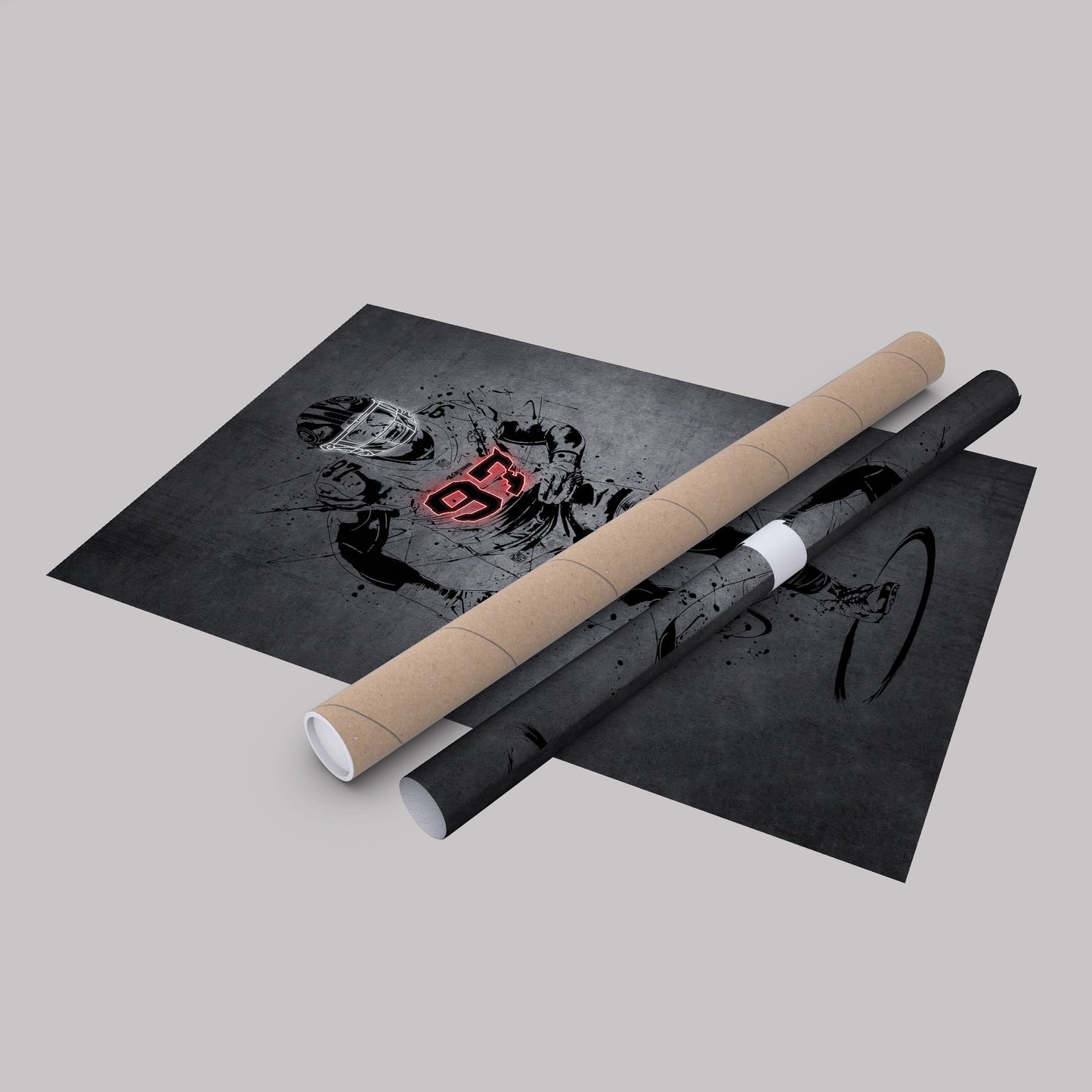 Nick Bosa Neon Canvas Art | Modern Wall Decor for 49ers Fans