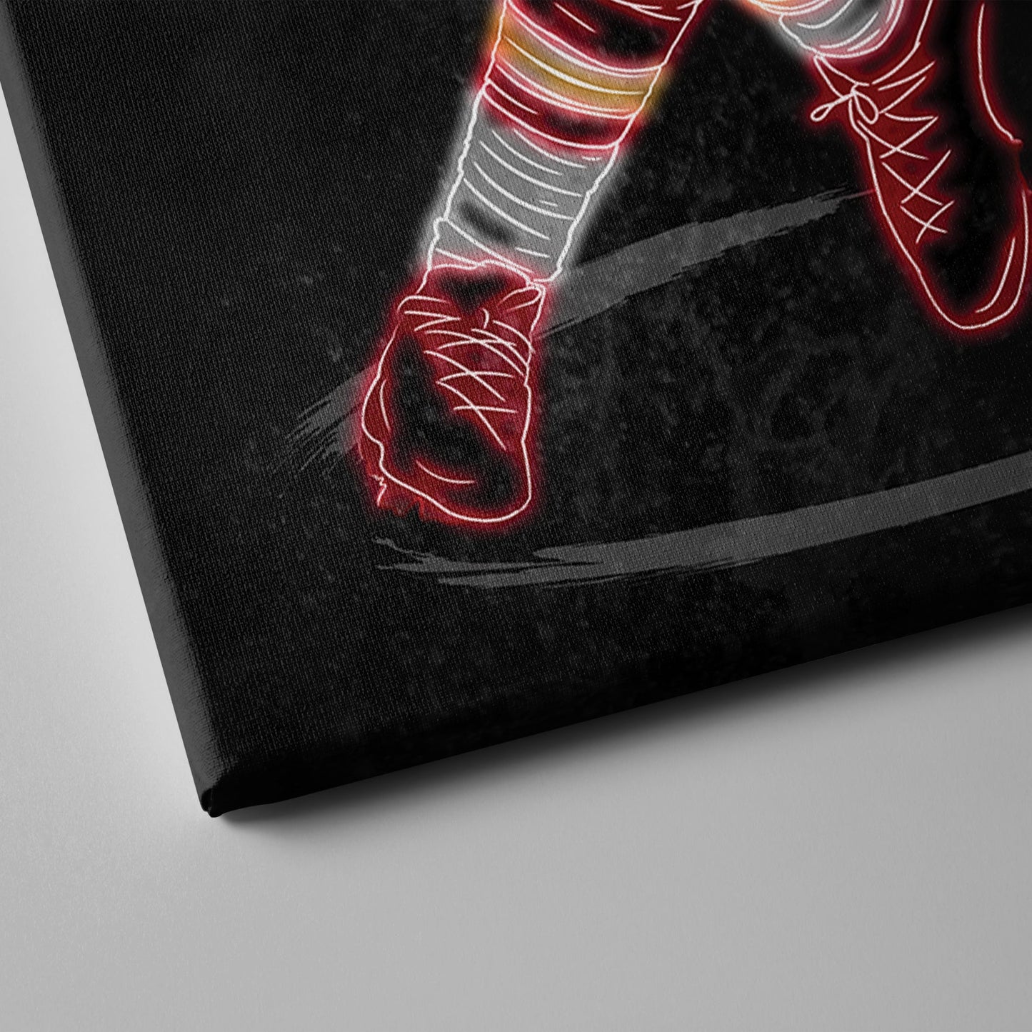 Patrick Mahomes Neon Canvas Art | Chiefs Wall Decor