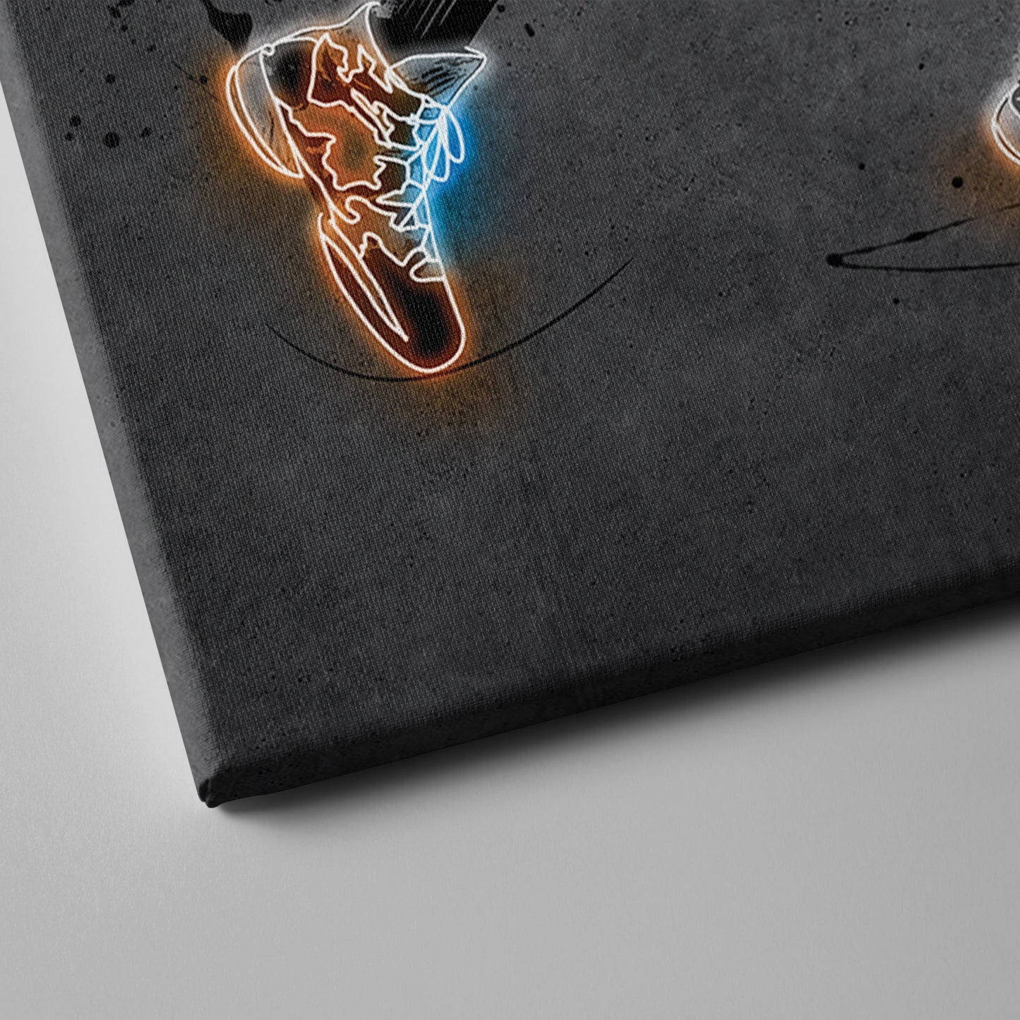 Russell Westbrook Neon Canvas Art | Modern Wall Decor for Thunder Fans