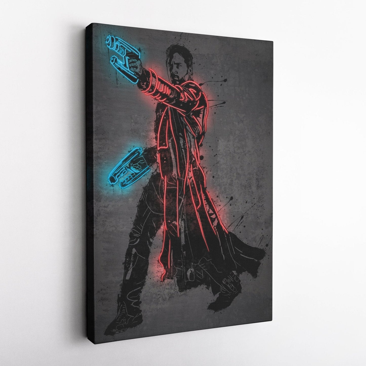 Star-Lord Canvas | Marvel Neon Wall Art