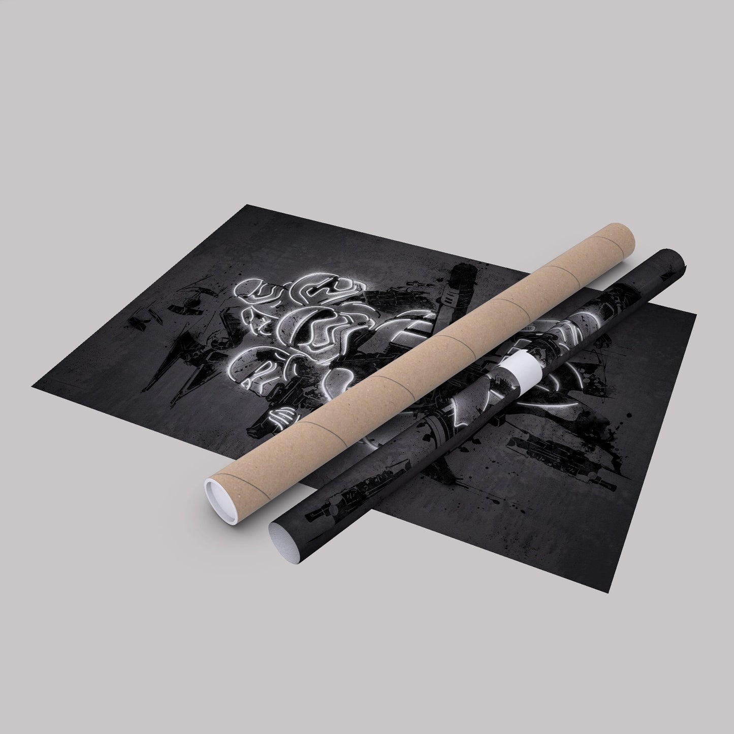 Stormtrooper Canvas | Star Wars Neon Wall Art