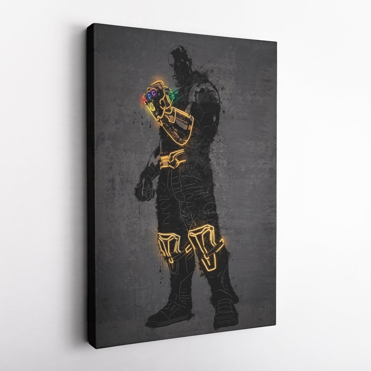Thanos Canvas | Marvel Neon Wall Art