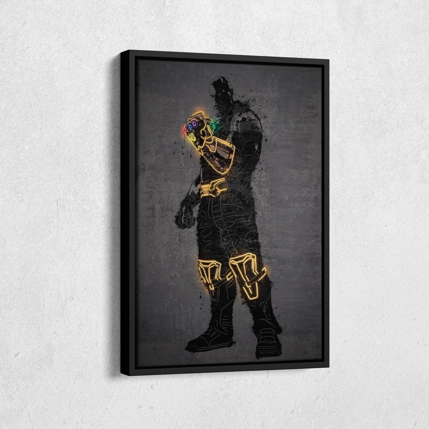 Thanos Canvas | Marvel Neon Wall Art