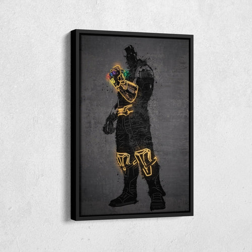 Thanos Canvas | Marvel Neon Wall Art