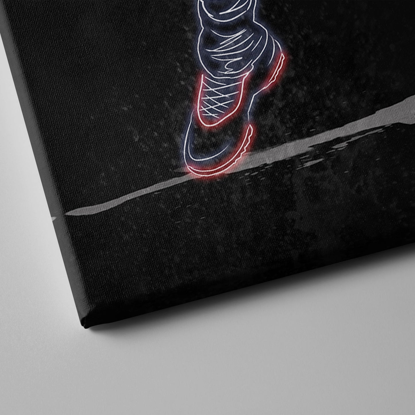 Tom Brady Neon Canvas Art | Patriots Wall Decor