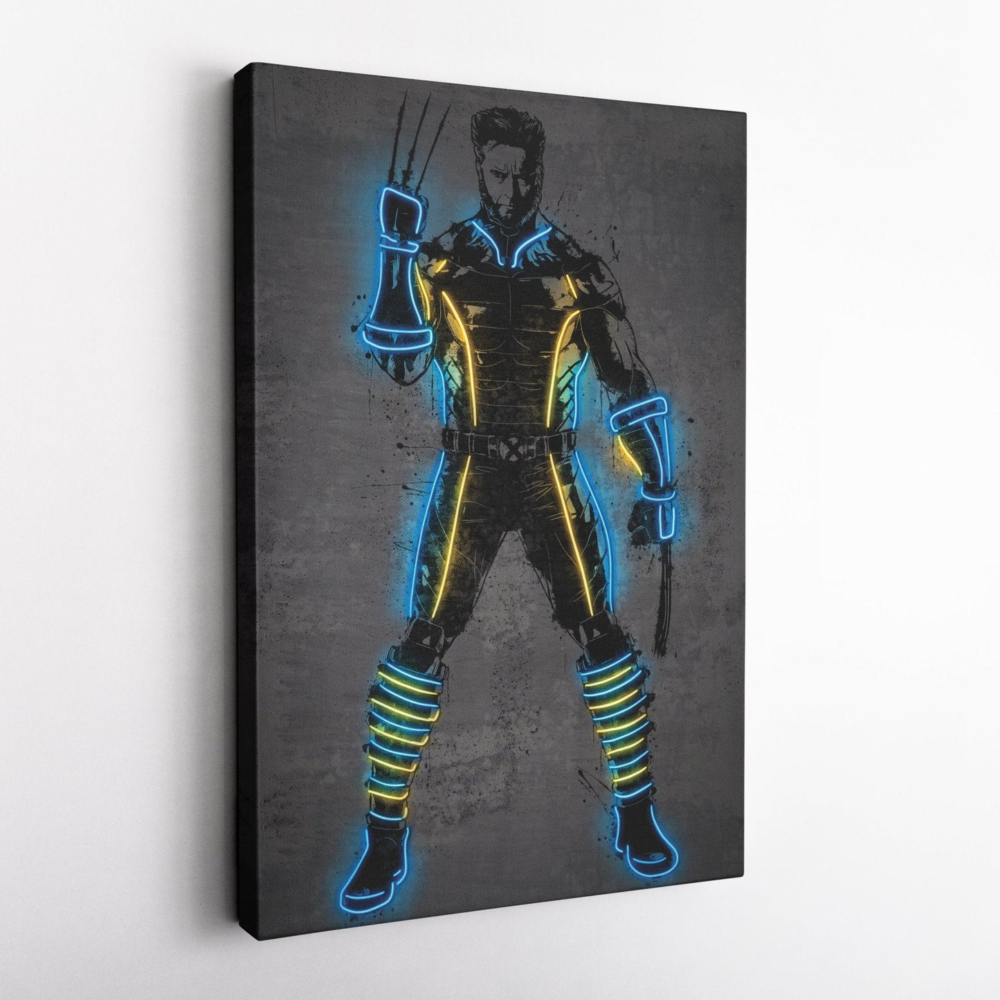 Wolverine Canvas | Marvel Neon Wall Art