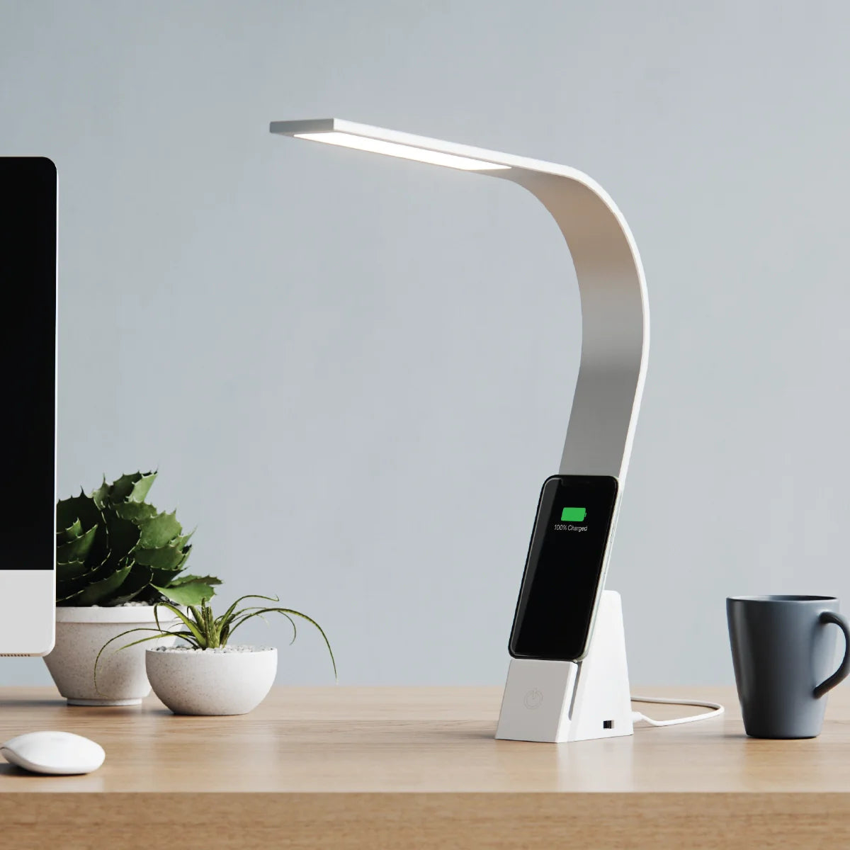 Brooklyn AURA LED Task Light (Wireless Qi™ Charging)