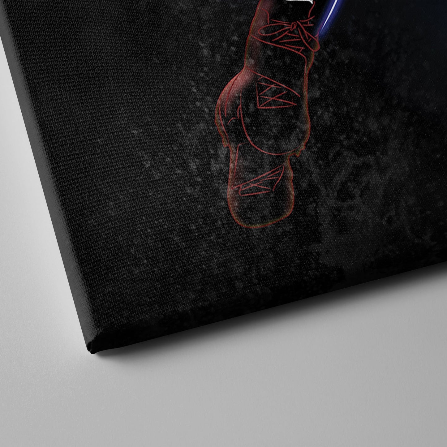 Aaron Donald Neon Canvas Art | Rams Wall Decor