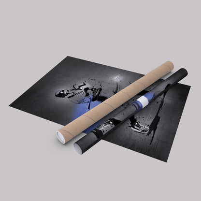 Aaron Judge Neon Canvas Art | Modern Wall Decor for Yankees Fans