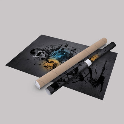 A.J. Brown Neon Canvas Art | Modern Wall Decor for Eagles Fans