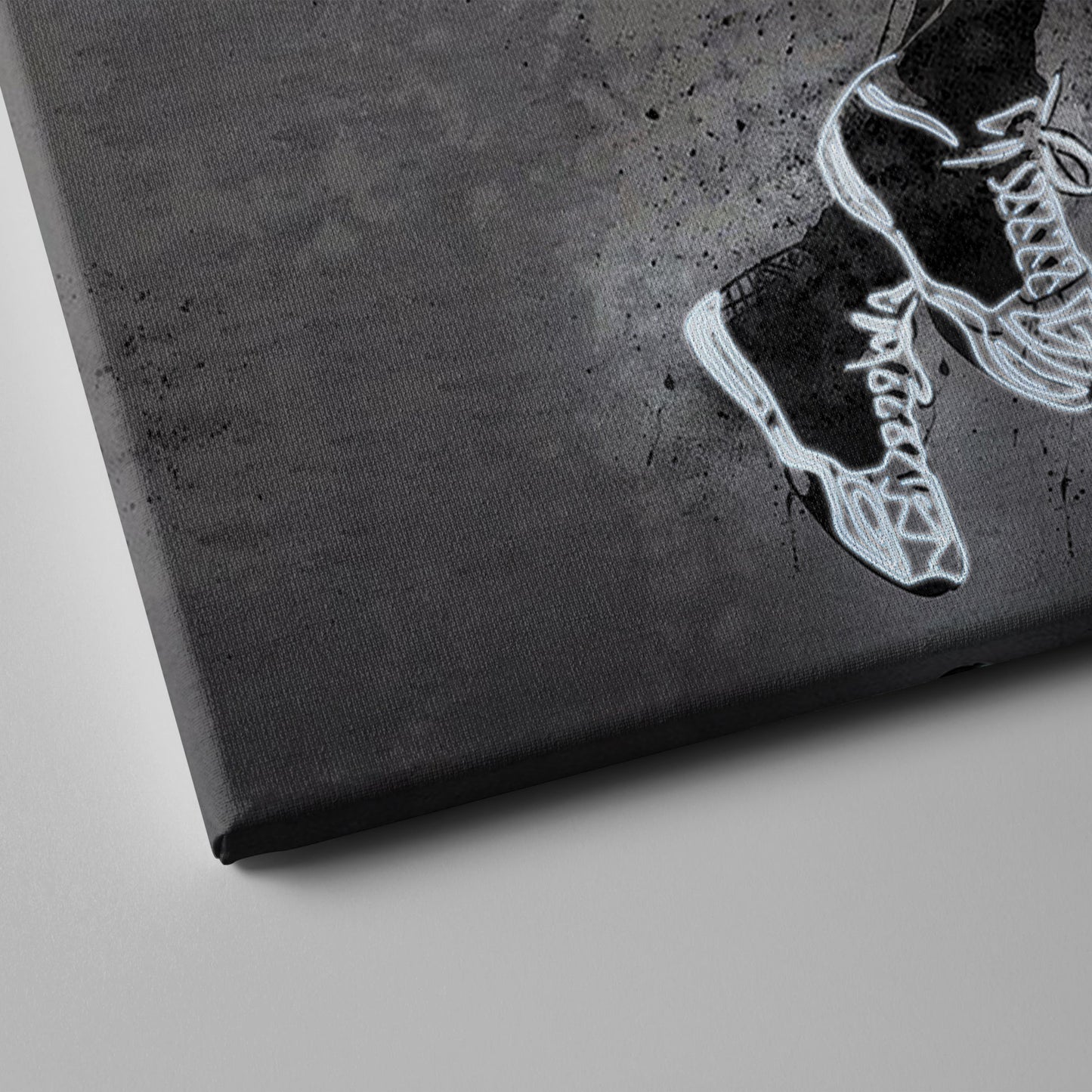 Allen Iverson Neon Canvas Art | Modern Wall Decor for Sixers Fans