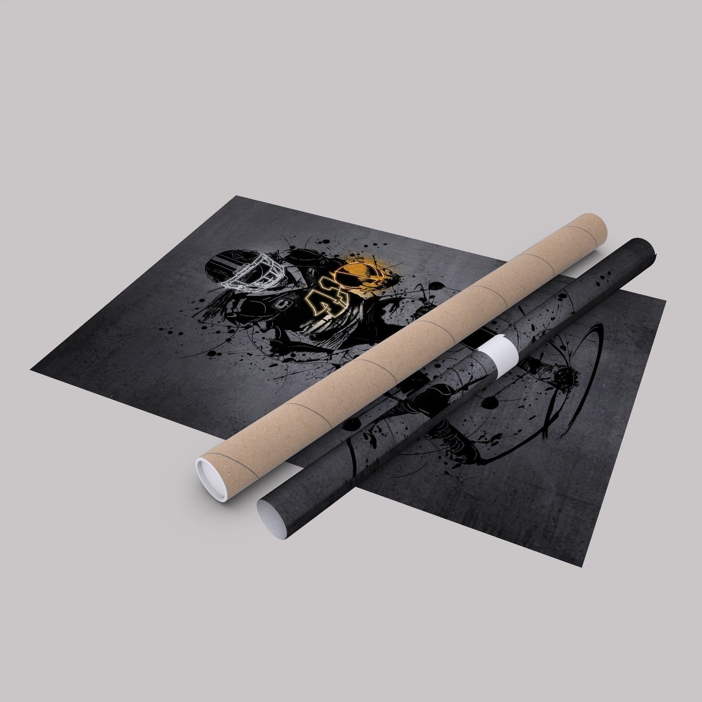 Alvin Kamara Neon Canvas Art | Modern Wall Decor for Saints Fans