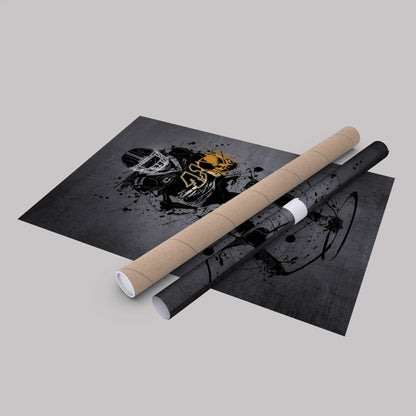 Alvin Kamara Neon Canvas Art | Modern Wall Decor for Saints Fans