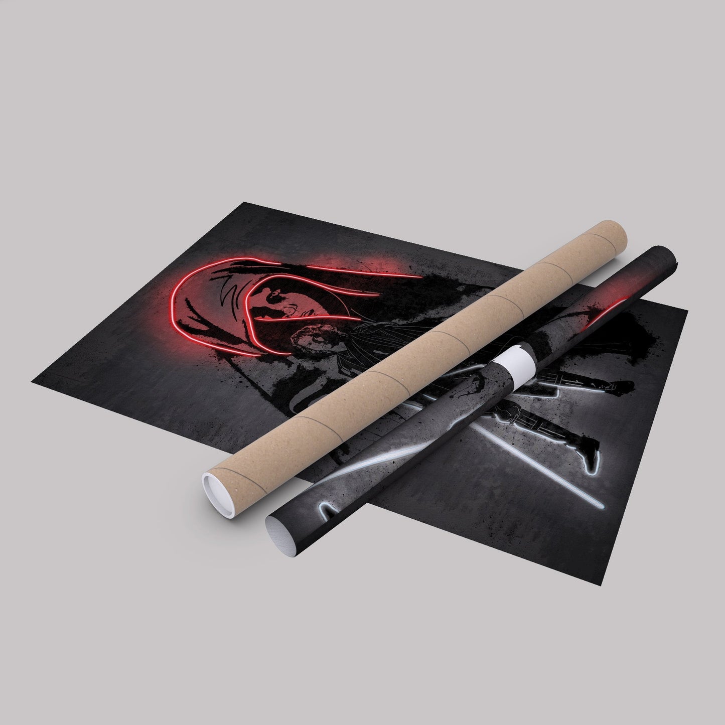 Anakin Skywalker Canvas | Star Wars Neon Wall Art