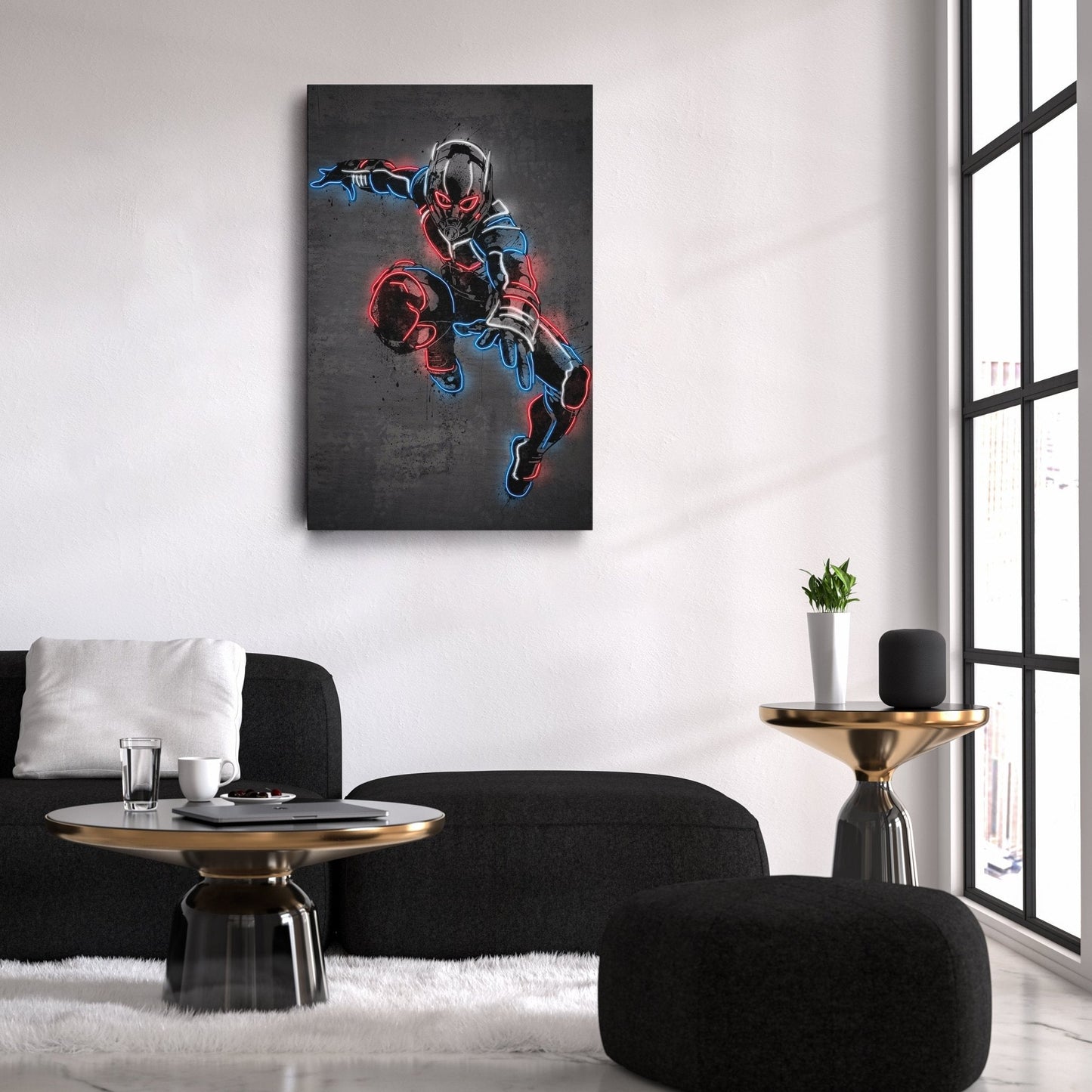 Ant-Man Canvas | Marvel Neon Wall Art