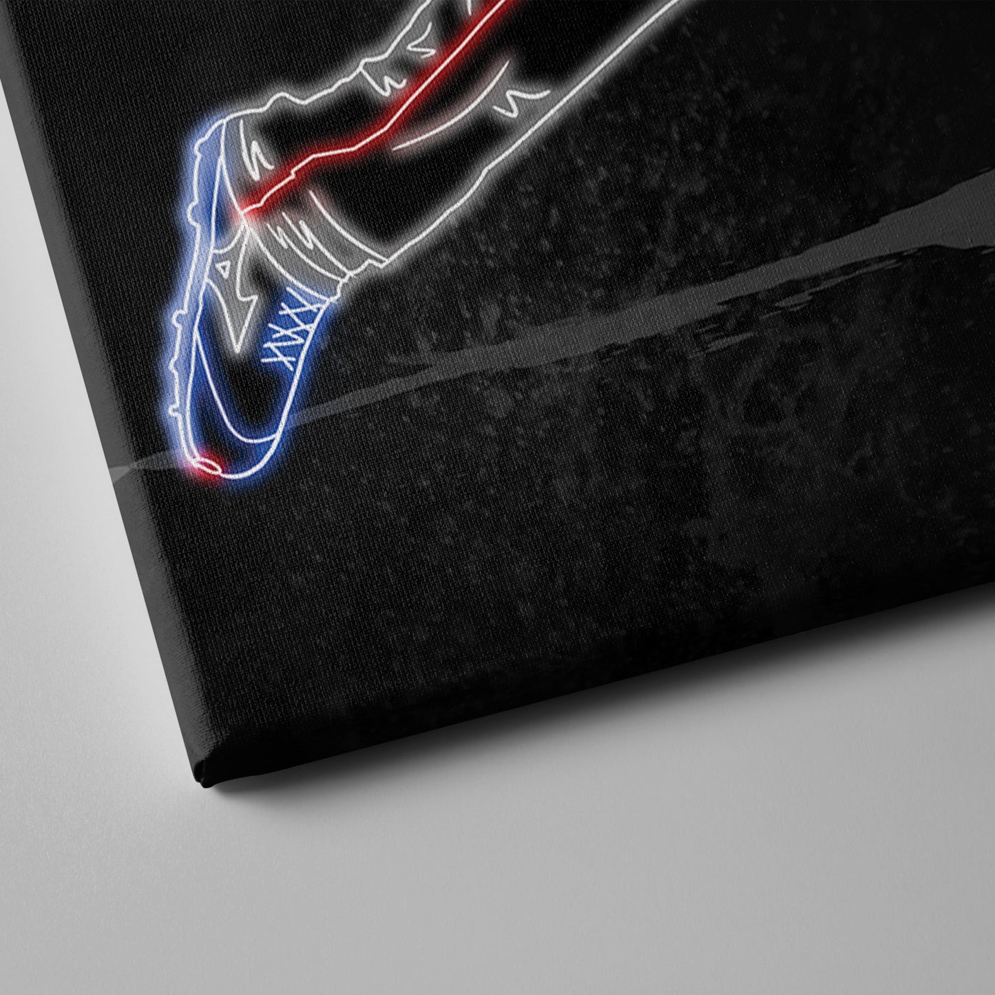 Austin Riley Neon Canvas Art | Braves Wall Decor