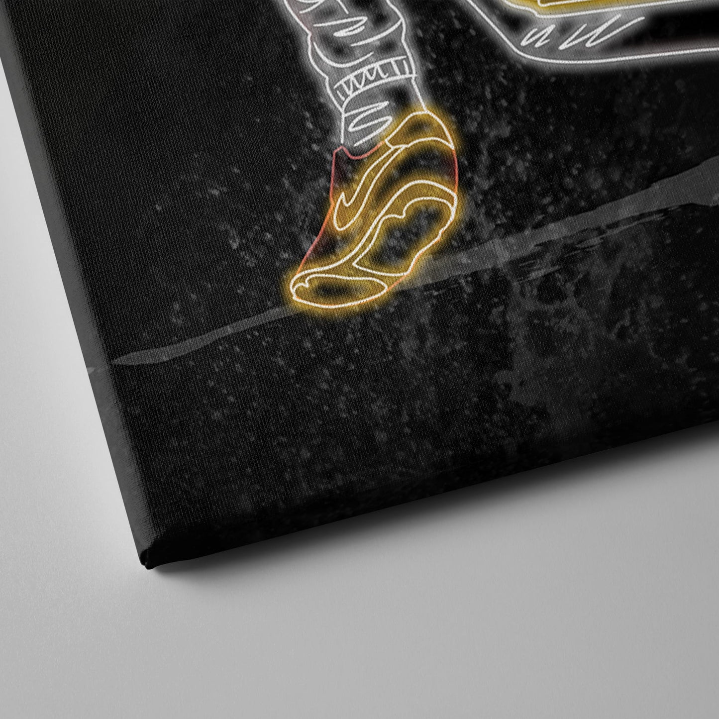 Barry Bonds Neon Canvas Art | Pirates Wall Decor