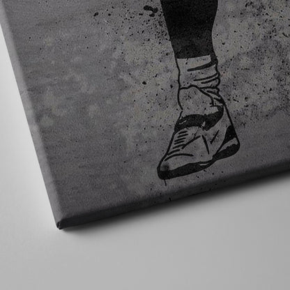 Brett Favre Neon Canvas Art | Modern Wall Decor for Packers Fans