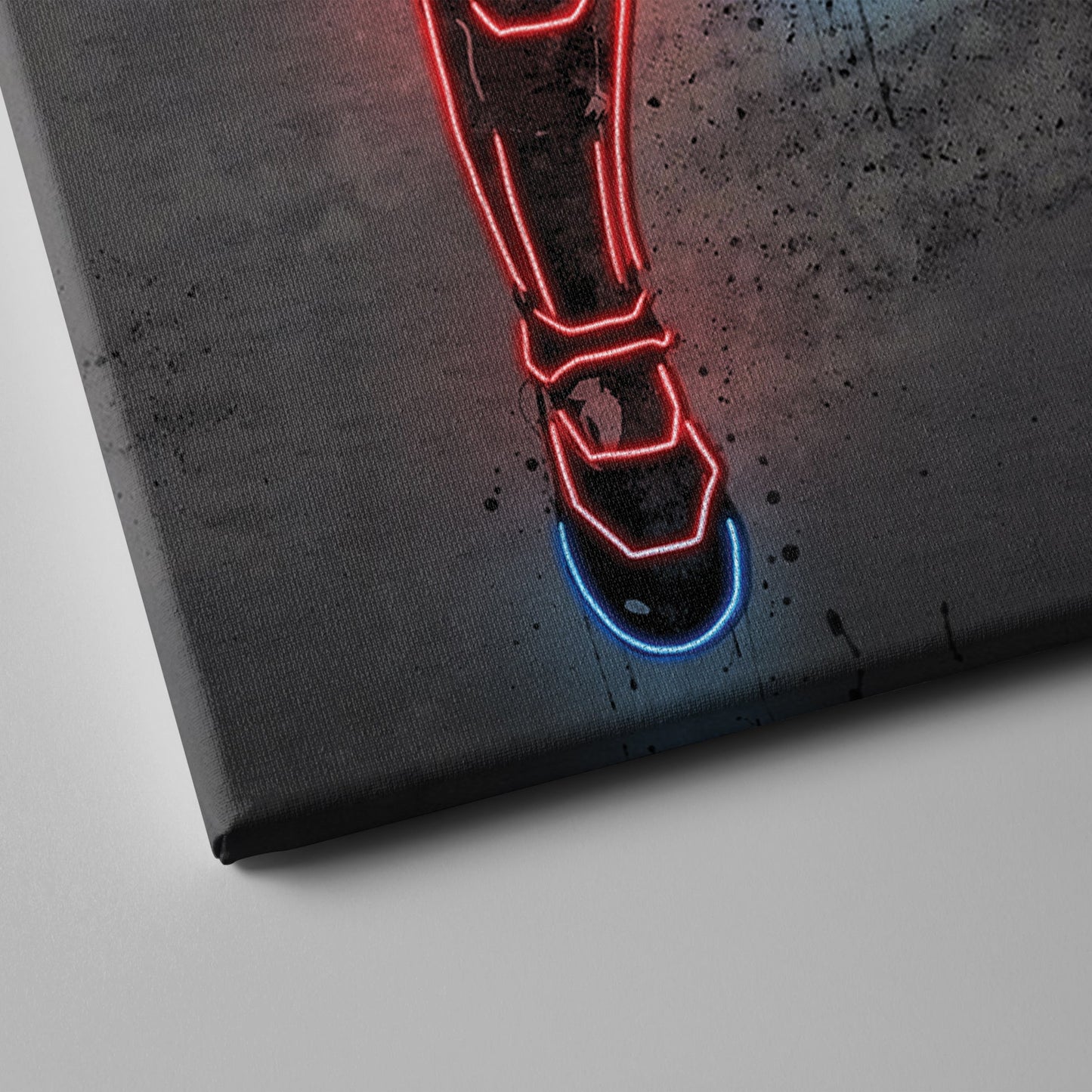 Captain Marvel Canvas | Marvel Neon Wall Art