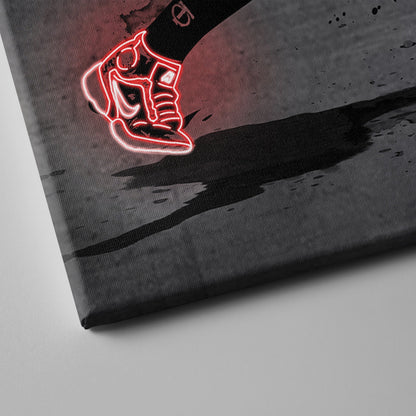 Carlos Correa Neon Canvas Art | Modern Wall Decor for Twins Fans
