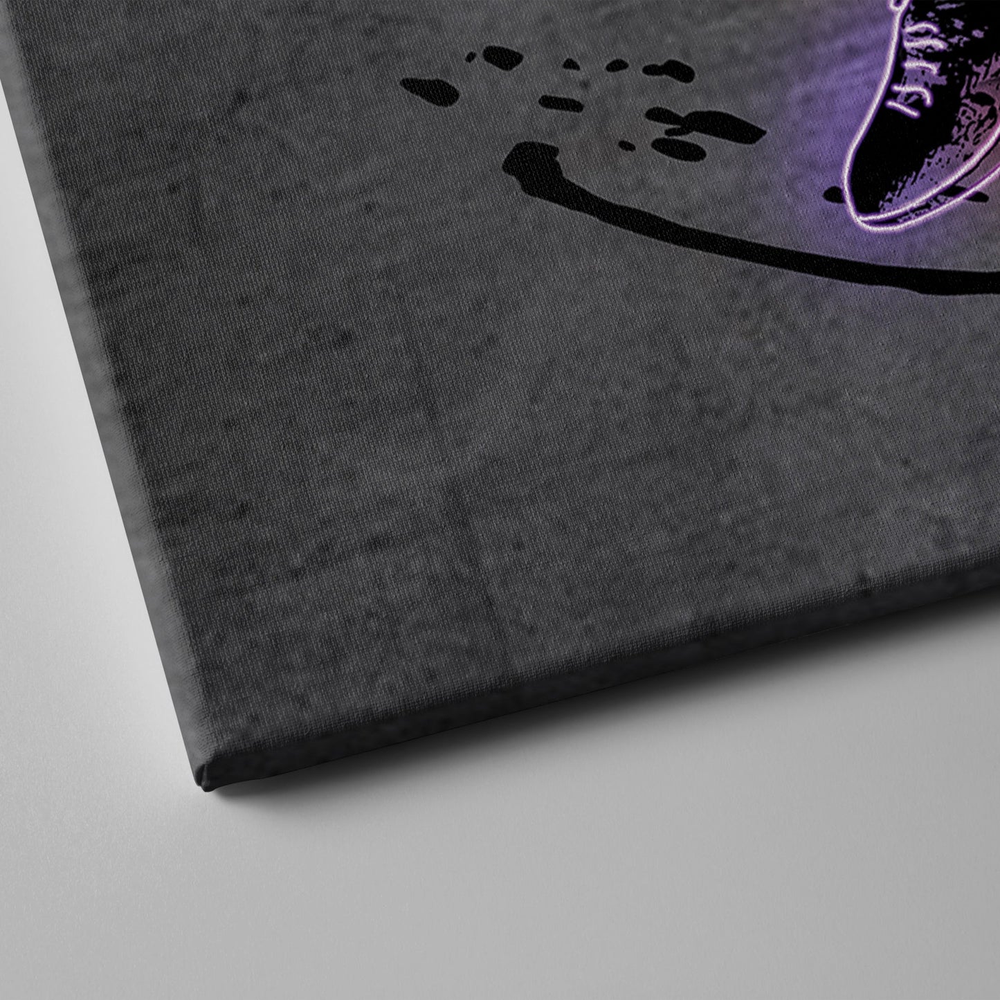 Lebron James Dunk Neon Canvas Art | Modern Wall Decor for Cavaliers Fans