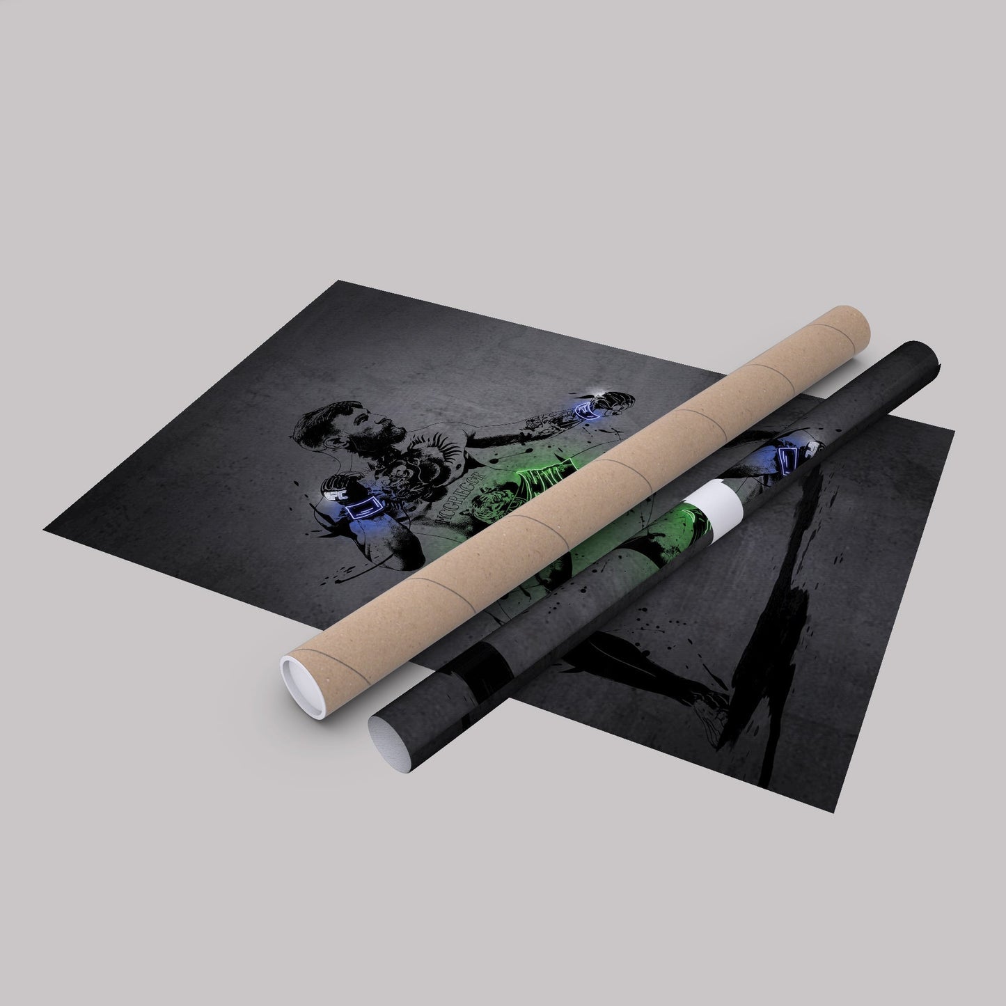 Conor McGregor Neon Canvas Art | Modern Wall Decor for UFC Fans