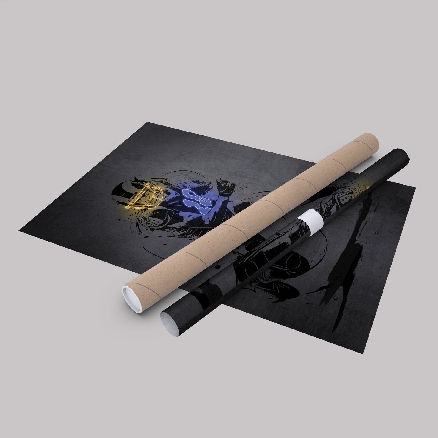 Cooper Kupp Neon Canvas Art | Modern Wall Decor for Rams Fans