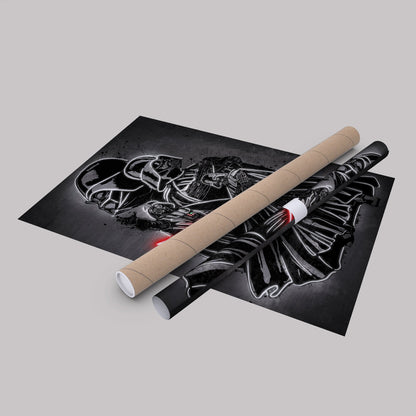 Darth Vader Canvas | Star Wars Neon Wall Art