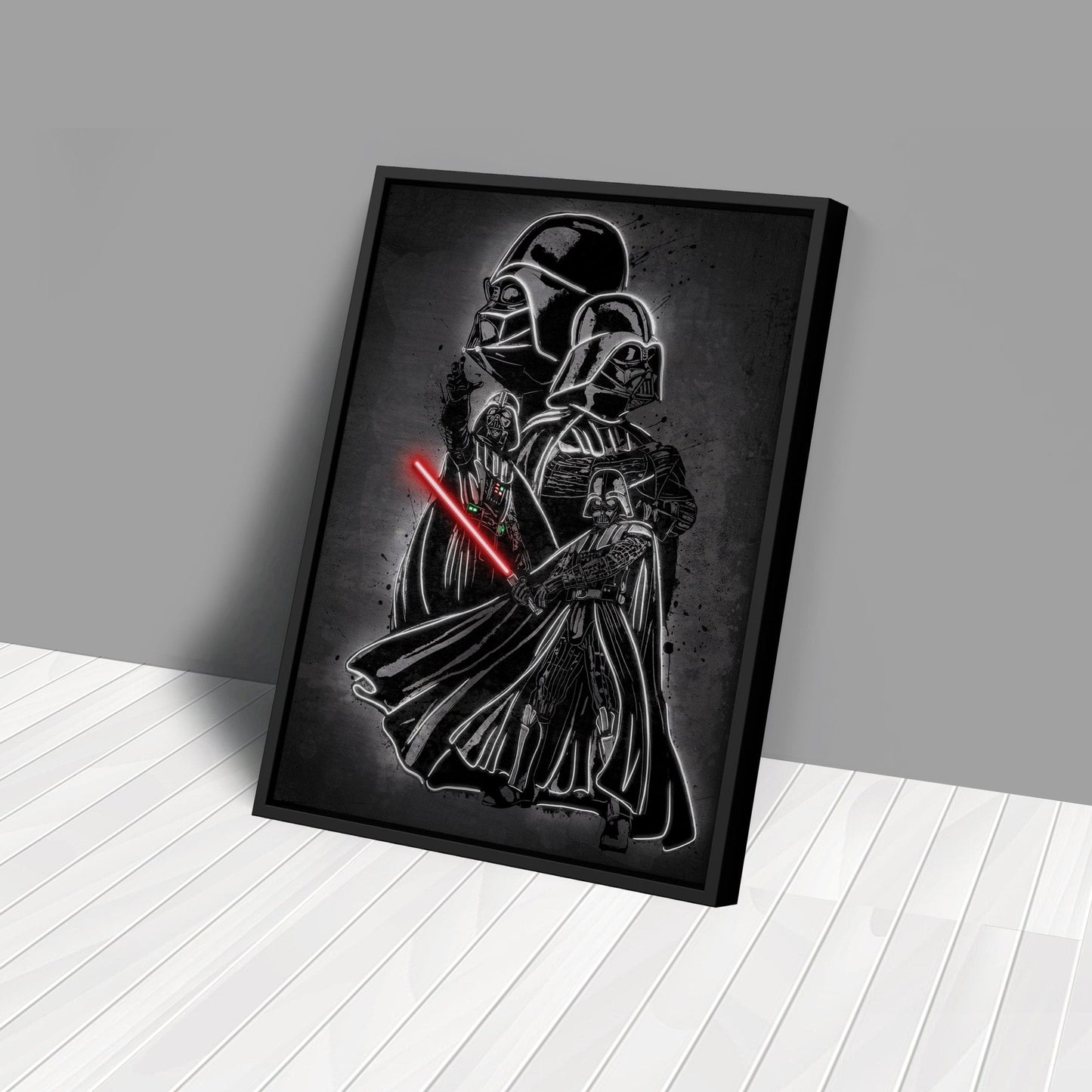 Darth Vader Canvas | Star Wars Neon Wall Art