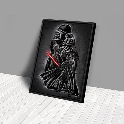 Darth Vader Canvas | Star Wars Neon Wall Art