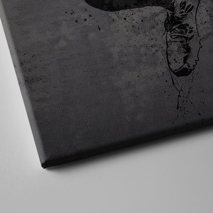 Davante Adams Neon Canvas Art | Modern Wall Decor for Packers Fans