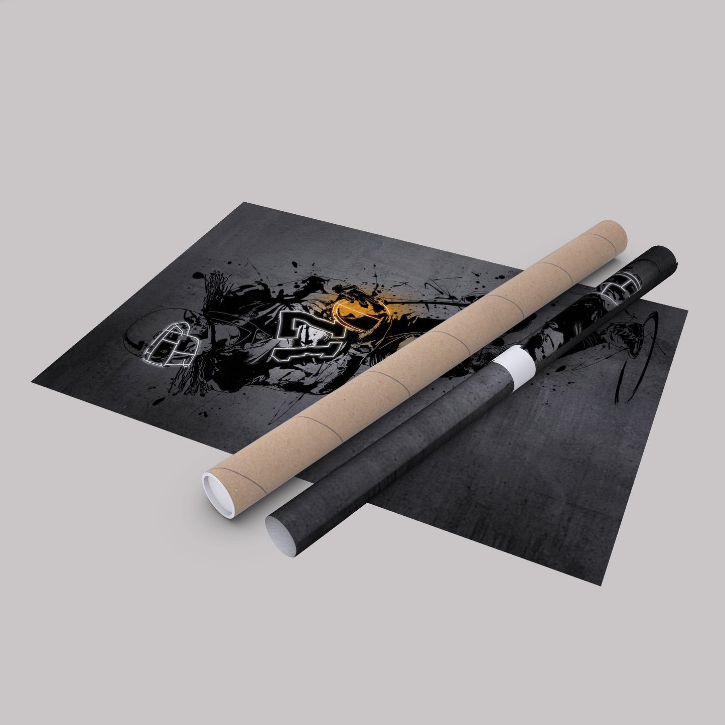 Davante Adams Neon Canvas Art | Modern Wall Decor for Raiders Fans