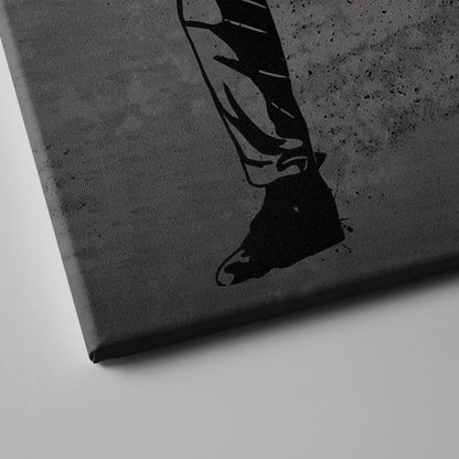 Derek Jeter Neon Canvas Art | Modern Wall Decor for Yankees Fans