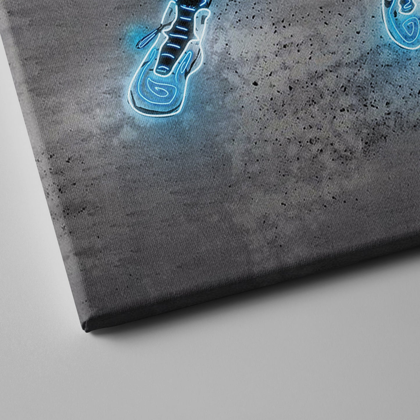 Dirk Nowitzki Neon Canvas Art | Modern Wall Decor for Mavericks Fans