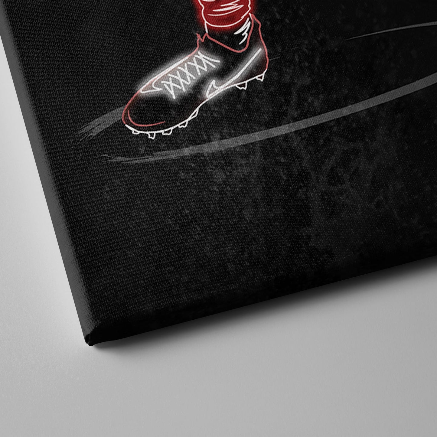 Fred Warner Neon Canvas Art | 49ers Wall Decor