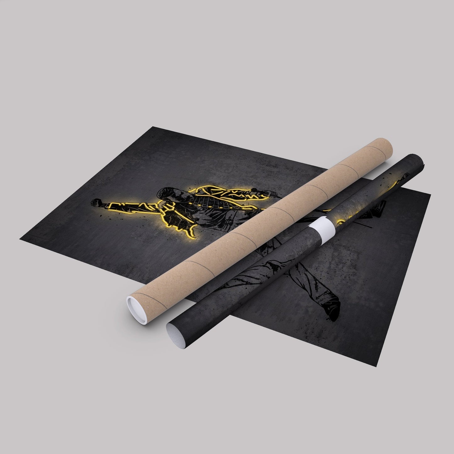 Freddie Mercury Neon Canvas Art | Music Wall Decor
