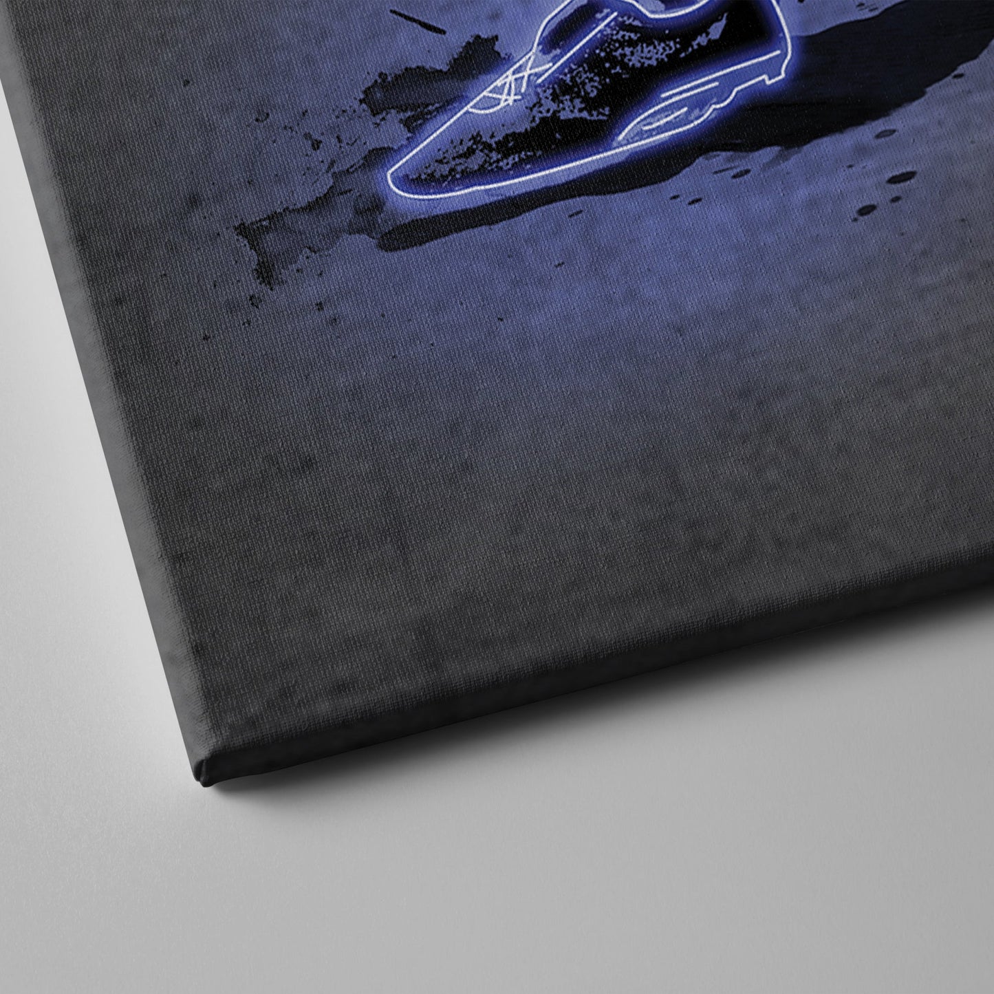 Hank Aaron Neon Canvas Art | Modern Wall Decor for Braves Fans