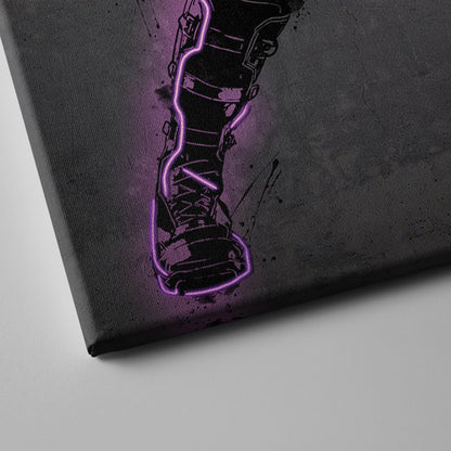 Hawkeye Canvas | Marvel Neon Wall Art
