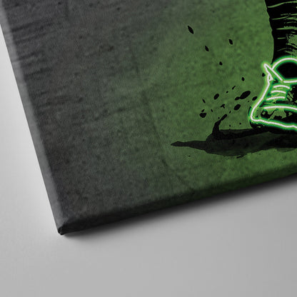 Jaylen Brown Neon Canvas Art | Modern Wall Decor for Celtics Fans