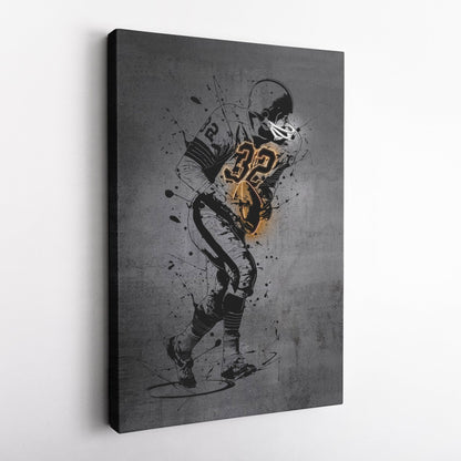 Jim Brown Neon Canvas Art | Modern Wall Decor for Browns Fans