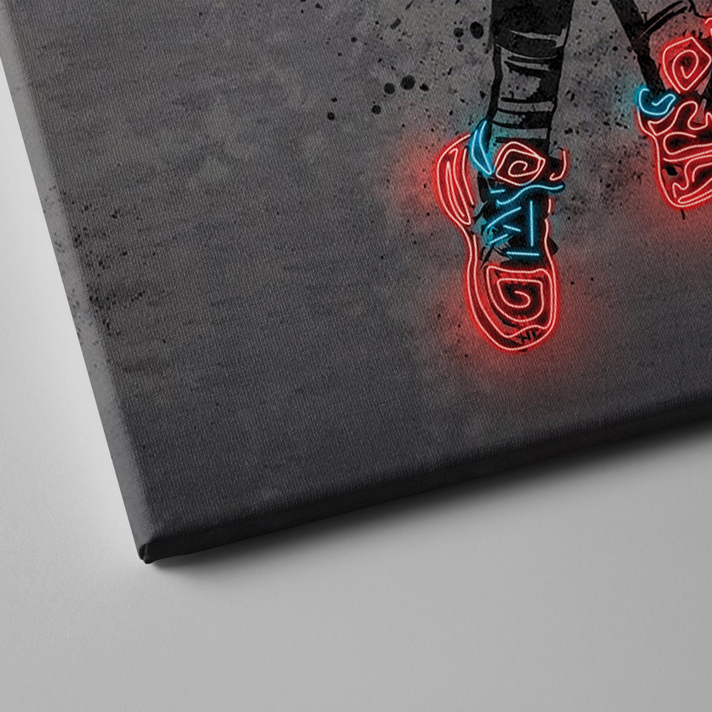 Joel Embiid Neon Canvas Art | Modern Wall Decor for 76ers Fans